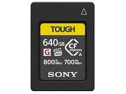 Карта пам'яті Sony Tough CFexpress Type A R800/W700 640 GB (CEAG640T.SYM)