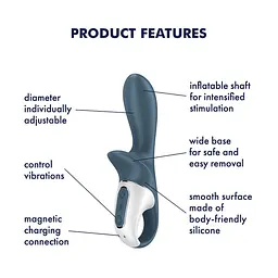 Анальний вібратор надувний Satisfyer Air Pump Booty 2 Satisfyer SO8410 95875 - мініатюра 5