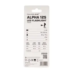 Ліхтар Falcon Eye тактичний Alpha 125 (125 Lm) Focus (FHH0120) (DAS303973) - мініатюра 6