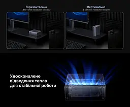 Док-станція USB-C з відсіком SSD UGREEN Revodok Pro CM923 10 в 1 HDMI до 4K 60 Гц M.2 NVMe (55735) - мініатюра 6