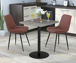Обідній стіл квадратний BS-450 60×60 см Loft Design (Дуб Палена)