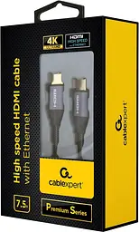 Кабель Cablexpert HDMI - HDMI v2.0 7.5m (CCBP-HDMI-7.5M) - мініатюра 3