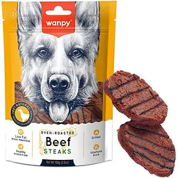 Wanpy Grilled Beef Steak ванпи стейк гриль говядина курица Ласощі для собак