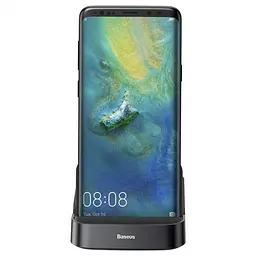 Док-станция Baseus Mate Docking Type-C mobile phone intelligent HUB docking station Black CAHUB-AT01 - мініатюра 2