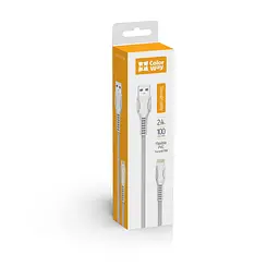 Кабель ColorWay USB - Apple Lightning (line-drawing) 2.4А 1м - мініатюра 3