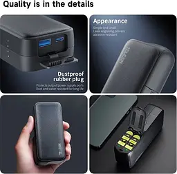 Зарядний пристрій Telesin Storage Charging Box Power Bank для GoPro 5/6/7/8/9/10/11 GP-PB-001 [83515] - мініатюра 13
