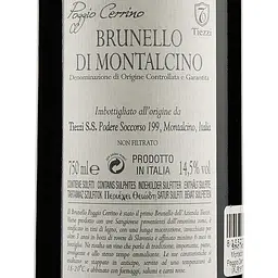 Вино Tiezzi Brunello di Montalcino DOCG 2016 Poggio Cerrino, 14%, 0,75 л (ALR16172) - мініатюра 3