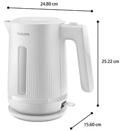 Електрочайник Philips Series 3000 білий (HD9411/00) - мініатюра 2