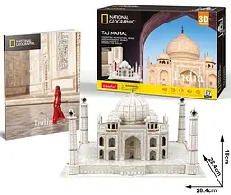Пазл 3D CubicFun National Geographic Тадж Махал, 87 елементів (DS0981h) - мініатюра 2