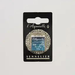 Акварельна фарба Sennelier, полукювета, S1, Індиго (Indigo)