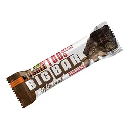 Блок батончиків Power Pro Muscle Big Bar 30% Protein, 10*100 грам - Мигдаль - мініатюра 2