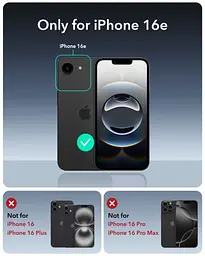 Прозорий чохол ESR HaloLock Classic Hybrid Case Clear для iPhone 16e (1A84200101) - мініатюра 4