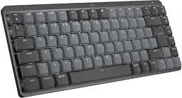 Клавіатура бездротова механічна Logitech MX Mechanical Mini Minimalist Graphite (920-010780)