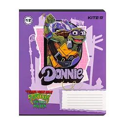 Зошит Kite Ninja Turtles, 12 аркушів, лінія (NT24-234), в асортименті - мініатюра 9