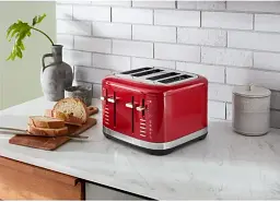 Тостер KitchenAid на 4 тости червоний (5KMT4109EER) - мініатюра 5