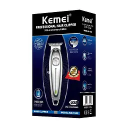 Машинка для стрижки волосся Kemei KM-1949 бездротова робота до 240 хвилин (KM-1949_924) - мініатюра 6