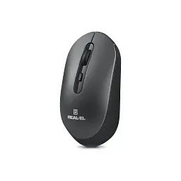 Мишка REAL-EL RM-470W Wireless/Bluetooth Dark Gray (EL123200049) - мініатюра 4