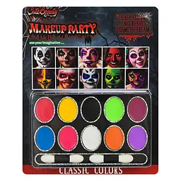 Палетка аквагриму для малювання на обличчі Makeup party (1688-8813+)