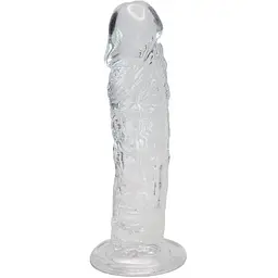 Прозорий фалоімітатор Alive Jelly Dildo Empire