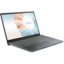 Ноутбук MSI Modern 14" FHD 8/128GB i3-1115G4 Carbon Gray (OB) (B11MOU-1212US) - мініатюра 2