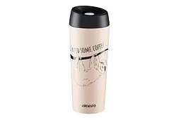 Термокухоль Ardesto Coffee time Bradypus 450 мл бежевий