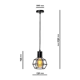 Люстра лофтм Levistella 756PR1618-1 BK