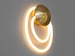 Світильник настінний LED Diasha 9605-GAB Мотузка 16W, бронза, для коридору, спальні, вітальні, кухні, IP20, 880 лм - мініатюра 2