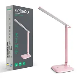 Світлодіодний настільний світильник Ardero DE1725ARD 9Вт 6500K рожевий