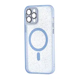 Чохол Splatter with MagSafe Protected Camera iPhone 12 Pro Max Light Blue