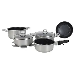 Набір посуду Gimex Cookware Set induction 8 предметів Silver (6977227) - мініатюра 1