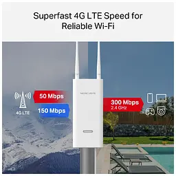Маршрутизатор Mercusys MB118-4G - мініатюра 6