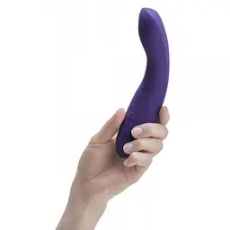 Лубрикант We-Vibe Rave + 50 мл - анатомічний вібратор для точки G, 19, 3х3,4 см фіолетовий - мініатюра 5
