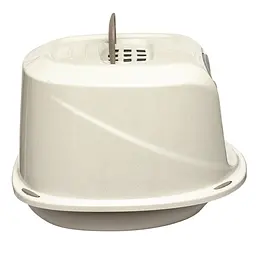 Туалет для котів Georplast Galaxy Deluxe закритий з ручкою та фільтром 45x36x31.5 см в асортименті - мініатюра 4