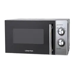 Мікрохвильова піч Liberton LMW-2091M Silver, 700W, 20 л, звичайна, 5 рівнів потужності, ручка, керування механічне - мініатюра 1