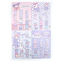 Закладка-магніт Sweet Animals 2429-1HX, 6 шт., 2 шт. в упаковці