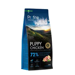 Корм сухий Profine Puppy Chicken для цуценят і юніорів усіх порід з куркою та картоплею, 12 кг (арт.173062)