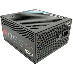 Блок живлення 550 Вт, AZZA, Black, 80+ Bronze, 12 см, 2xMolex / 5xSATA / 2x6+2-pin / 1x20+4-pin / 1x4+4-pin, захист UVP/OVP/OPP/OCP/SCP (PSAZ-550W)