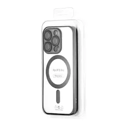 Чохол Ductil Metallic Edge with MagSafe (Protected Camera & Lens) iPhone 15 Pro Black - мініатюра 2