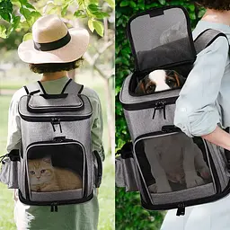 Рюкзак для домашніх тварин, що розширюється Voyager Pet VB16007T - мініатюра 3