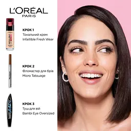 Фломастер для брів L’Oréal Paris Micro Tatouage Unbelieva Brow Chatain тон 104, 1 г (AA161300) - мініатюра 5