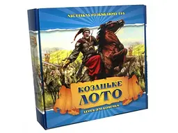 Настільна гра Лото з дерев'яними бочонками Козацьке, Strateg