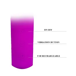 Вібратор Pretty Love Elmer Vibrator Purple - мініатюра 5