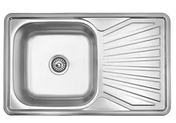Кухонна мийка Kroner KRP Satin - 7848 (0,8 мм) (CV022789)