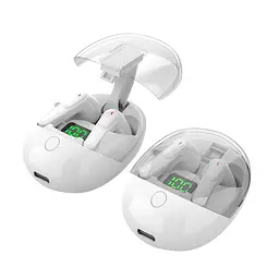 Навушники бездротові TWS Pro One з боксом для зарядки White (16505) - мініатюра 2