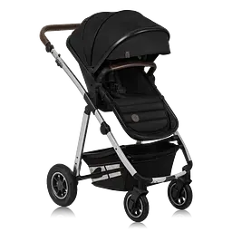 Універсальна коляска Lionelo Amber 3в1 Black Silver (LO-AMBER BLACK SILVER (3in1)) - мініатюра 6