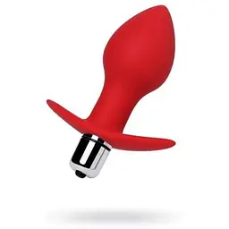 Анальна пробка ToDo Anal Vibro Plug Glam 9.7 см (червоний)