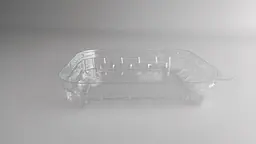 Кришка для харчової упаковки L7-25, 50 шт, 148x125x25 мм, колір прозорий для фасування, зберігання та транспортування - мініатюра 2