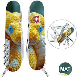Ніж Victorinox Mountaineer Animal 91мм 18функ черв Змій