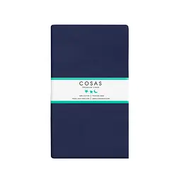 Набір простирадл на резинці Cosas BLUE ZIGZAG 60х120х12 см (SetSheet_DarkBlue_ZigBlueGrey_120x60) - мініатюра 5