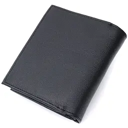 Зручний жіночий гаманець із монетницею із натуральної шкіри ST Leather 22711 чорний - мініатюра 6